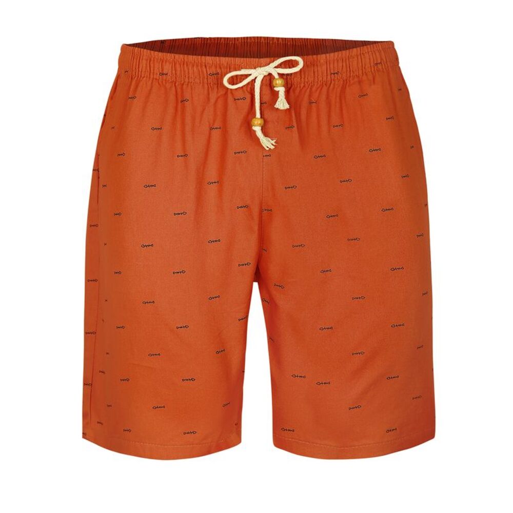 Summer Swim Elastic Waistband Drawstring Pockets Patterned Beach Board Shorts